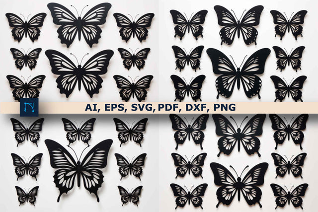 Paper Cut Butterfly SVG Mega Bundle SVG MD JOYNAL ABDIN 