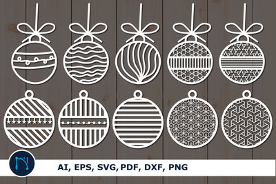 paper cut Christmas ball SVG bundle SVG MD JOYNAL ABDIN 