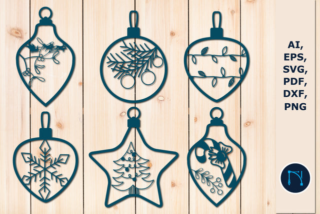 paper cut Christmas bauble SVG bundle SVG MD JOYNAL ABDIN 