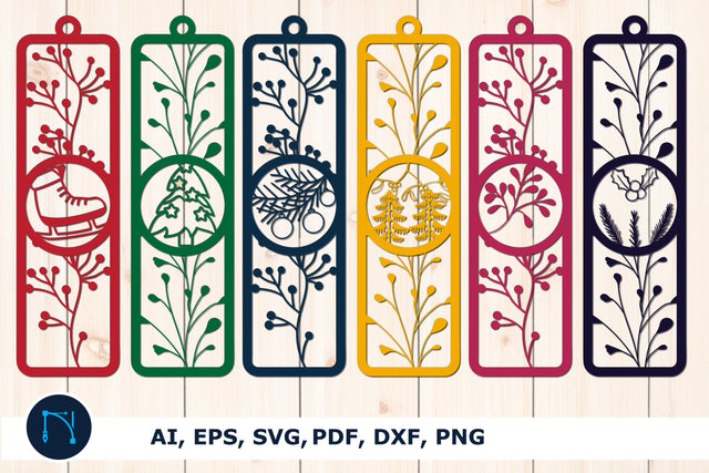 paper cut Christmas bookmark Bundle SVG SVG MD JOYNAL ABDIN 