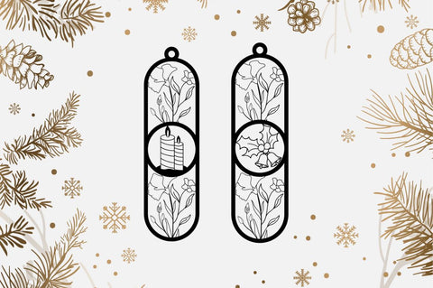 Paper Cut Christmas Bookmark Svg Bundle SVG Regulrcrative 