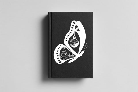 Paper Cut Christmas Butterfly SVG Bundle SVG Regulrcrative 