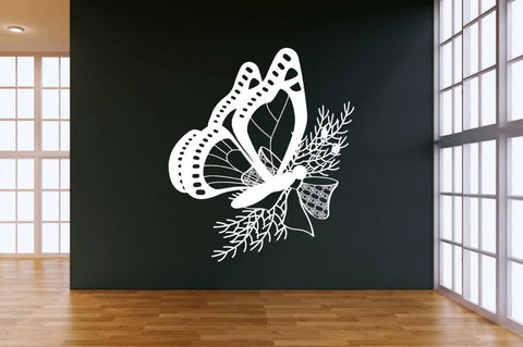 Paper Cut Christmas Butterfly SVG Bundle SVG Regulrcrative 