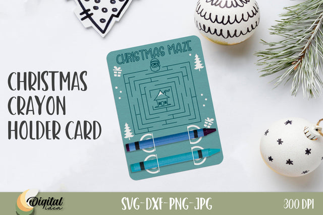 Paper Cut Christmas Cards. Christmas Crayon Holder Cards. Joy Card Paper 3D Paper Evgenyia Guschina 