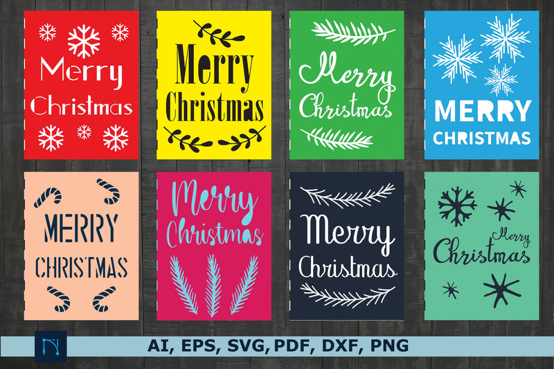 paper cut Christmas gift card SVG bundle SVG MD JOYNAL ABDIN 