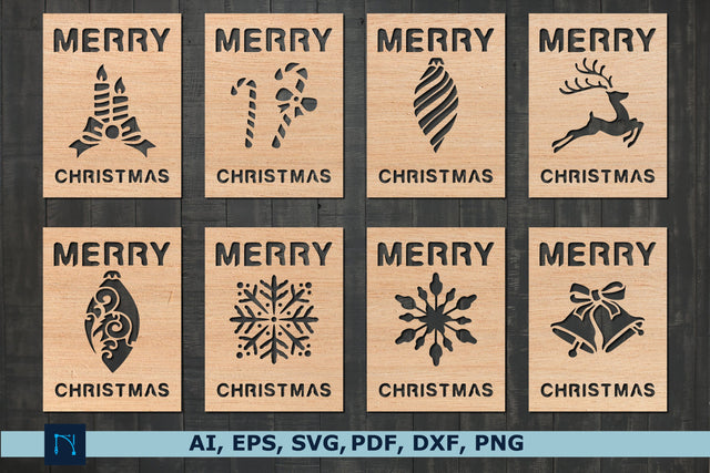 paper cut Christmas gift card SVG bundle SVG MD JOYNAL ABDIN 