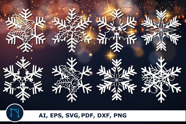 Paper Cut Christmas leaf svg Bundle SVG MD JOYNAL ABDIN 