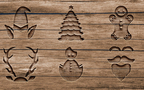 Paper Cut Christmas Ornaments Craft SVG SVG naemmiah021 