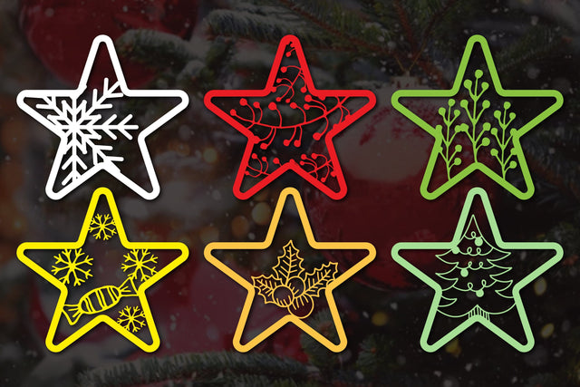 paper cut Christmas star SVG bundle SVG MD JOYNAL ABDIN 