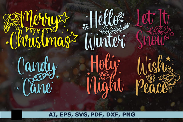 paper cut Christmas Words SVG bundle SVG MD JOYNAL ABDIN 