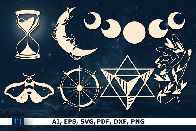 paper cut crystals Magic svg bundle SVG MD JOYNAL ABDIN 