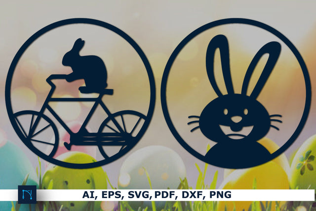 paper cut Easter bunny SVG bundle SVG MD JOYNAL ABDIN 