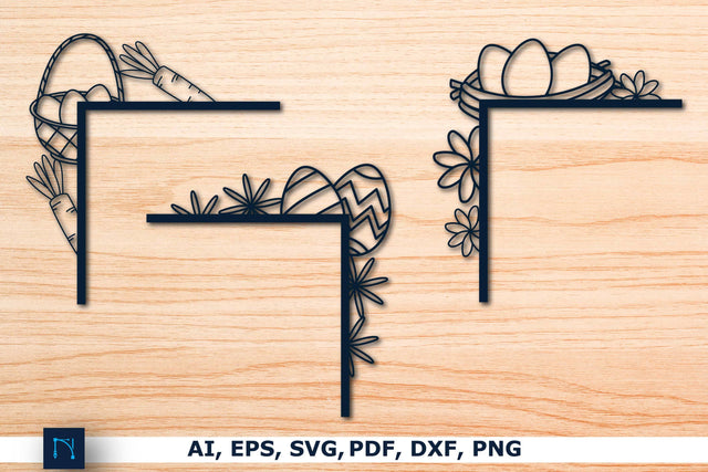 Paper cut Easter door corner SVG Bundle SVG MD JOYNAL ABDIN 