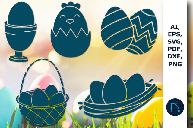 paper cut Easter Egg element SVG bundle SVG MD JOYNAL ABDIN 