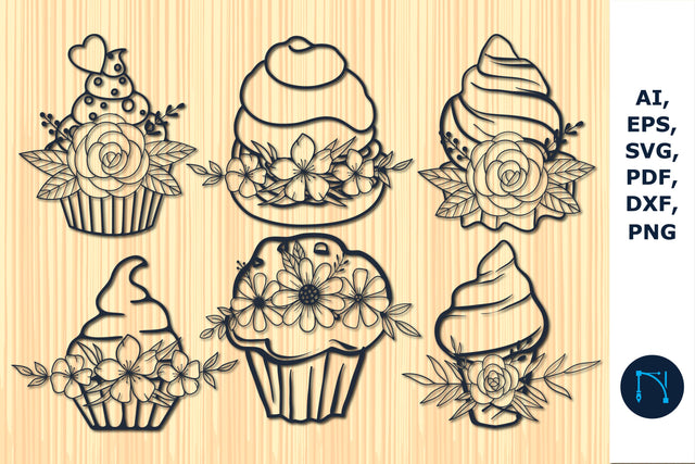 paper cut floral cake decor SVG bundle SVG MD JOYNAL ABDIN 