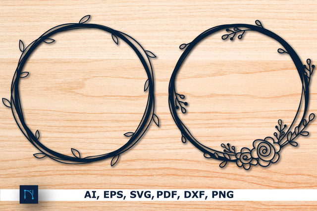 Paper cut Floral Wreath Svg Bundle SVG MD JOYNAL ABDIN 