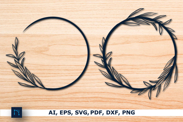 Paper cut Floral Wreath Svg Bundle SVG MD JOYNAL ABDIN 