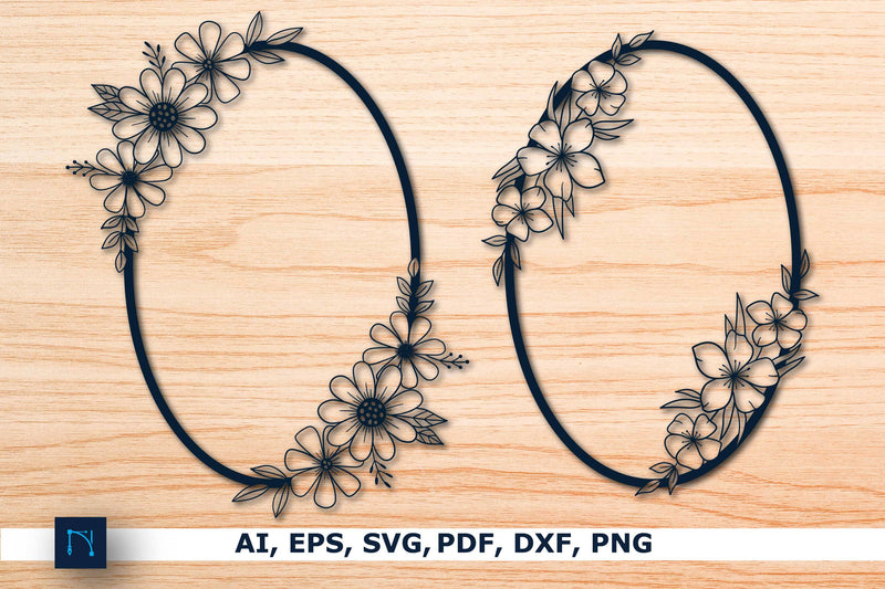 Paper cut Floral Wreath Svg Bundle SVG MD JOYNAL ABDIN 