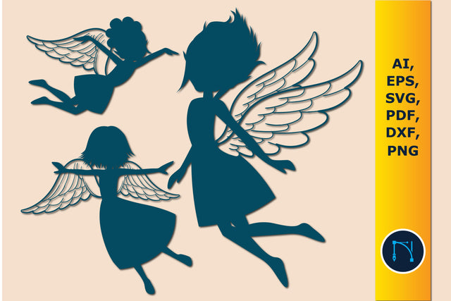 paper cut flying fairy Svg bundle SVG MD JOYNAL ABDIN 