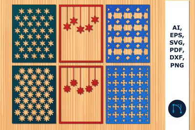 paper cut gift card bundle SVG cut file SVG MD JOYNAL ABDIN 