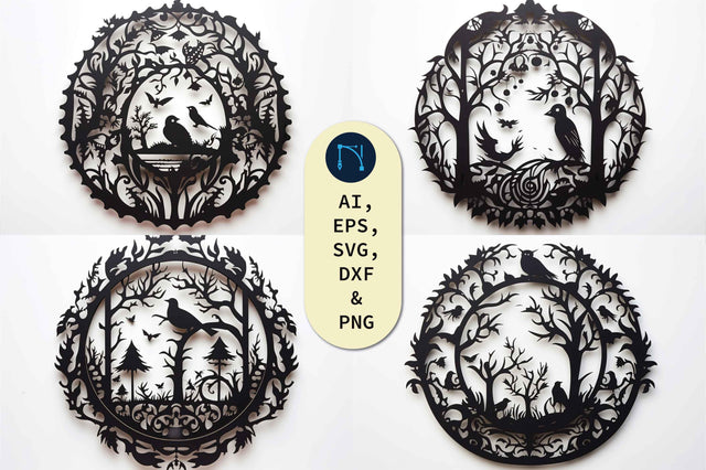 Paper Cut Halloween Decor SVG Bundle SVG MD JOYNAL ABDIN 