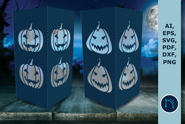 paper cut Halloween lantern SVG Bundle SVG MD JOYNAL ABDIN 