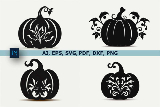 Paper Cut Halloween Pumpkin SVG Bundle SVG MD JOYNAL ABDIN 