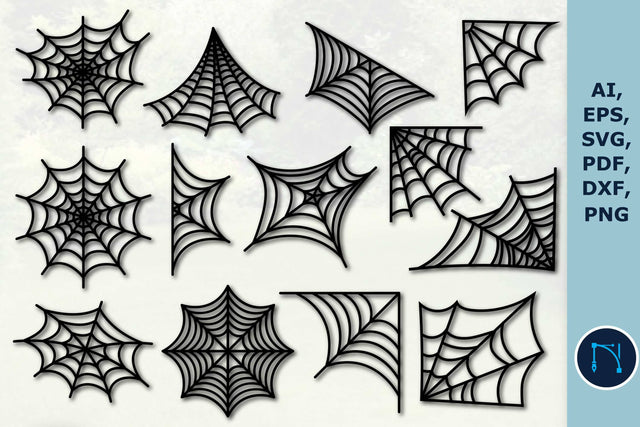paper cut Halloween spider web SVG bundle SVG MD JOYNAL ABDIN 