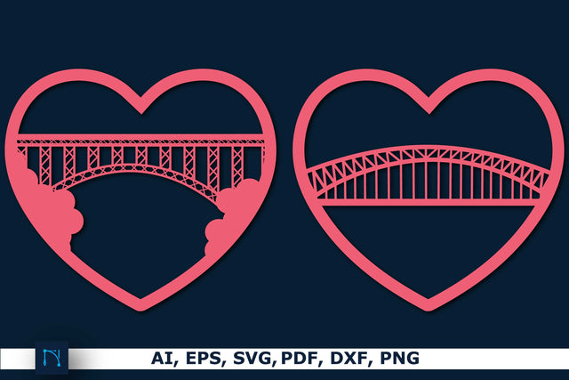 Paper cut heart shape SVG decor bundle SVG MD JOYNAL ABDIN 