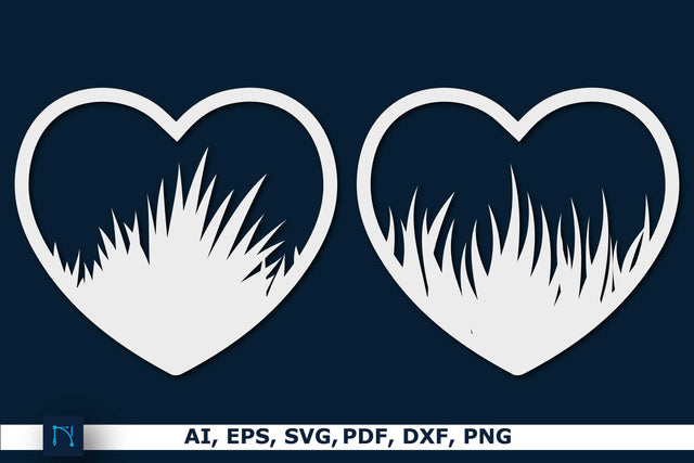 Paper cut heart shape SVG decor bundle SVG MD JOYNAL ABDIN 