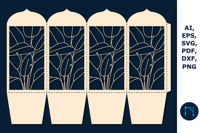 Paper cut Leaf Candle Lantern SVG SVG MD JOYNAL ABDIN 