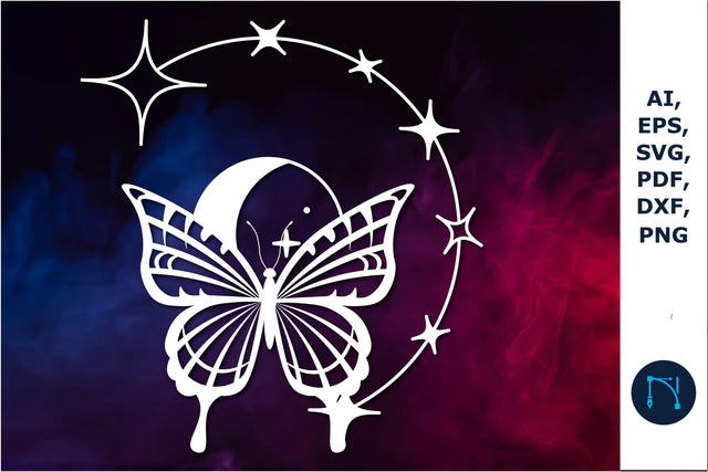 paper cut Mystical butterfly SVG vector SVG MD JOYNAL ABDIN 