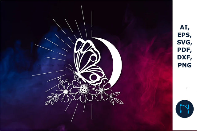 paper cut Mystical butterfly SVG vector SVG MD JOYNAL ABDIN 