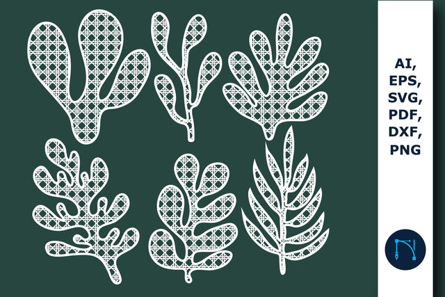 Paper cut organic Plants SVG Bundle SVG MD JOYNAL ABDIN 