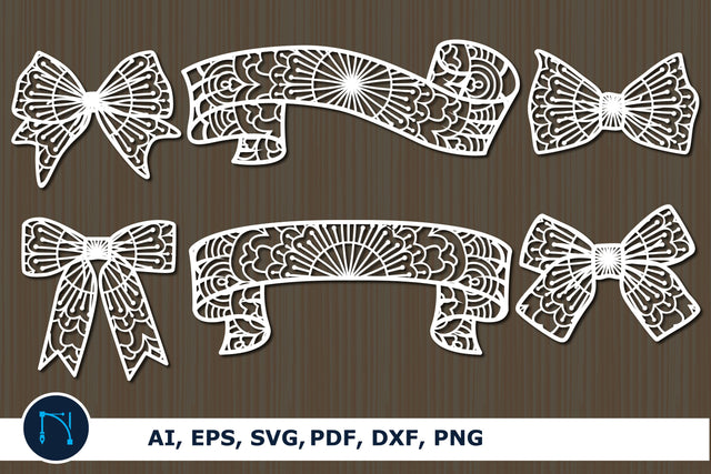 paper cut ribbon mandala SVG bundle SVG MD JOYNAL ABDIN 