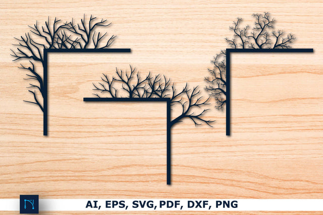 Paper cut tree door corner SVG Bundle SVG MD JOYNAL ABDIN 