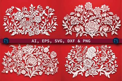 Paper Cut Tree with Branch SVG Bundle SVG MD JOYNAL ABDIN 