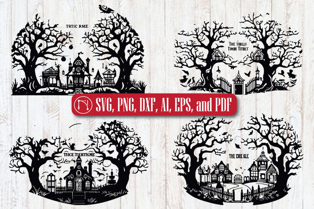 Paper Cut Trick Or Treat Time SVG Bundle SVG MD JOYNAL ABDIN 