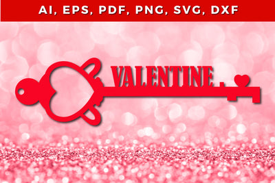 paper cut valentine key design SVG file SVG MD JOYNAL ABDIN 