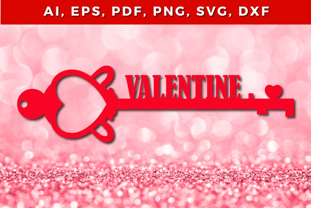 paper cut valentine key design SVG file SVG MD JOYNAL ABDIN 