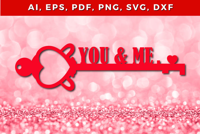 paper cut valentine key design SVG file SVG MD JOYNAL ABDIN 