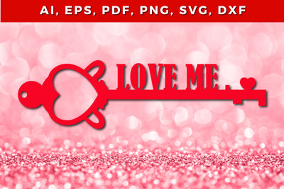 paper cut valentine key design SVG file SVG MD JOYNAL ABDIN 