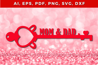 paper cut valentine key design SVG file SVG MD JOYNAL ABDIN 