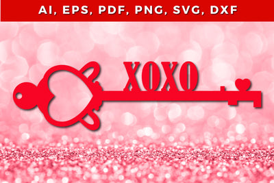 paper cut valentine key design SVG file SVG MD JOYNAL ABDIN 