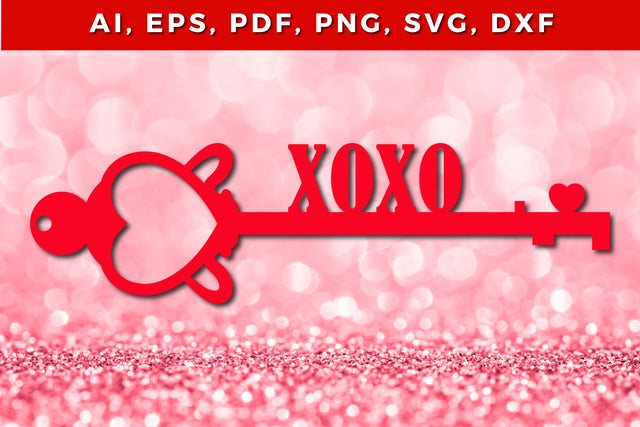 paper cut valentine key design SVG file SVG MD JOYNAL ABDIN 