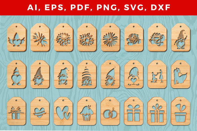 paper cut Valentine’s Gift Tag bundle SVG MD JOYNAL ABDIN 