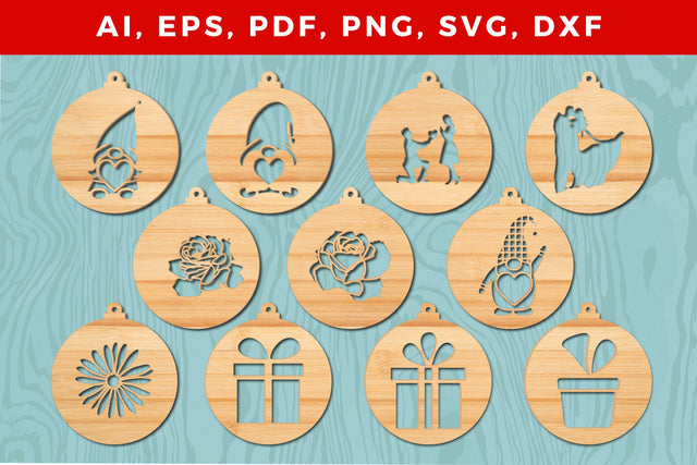 paper cut Valentine’s ornament bundle SVG MD JOYNAL ABDIN 