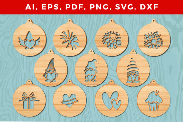 paper cut Valentine’s ornament bundle SVG MD JOYNAL ABDIN 