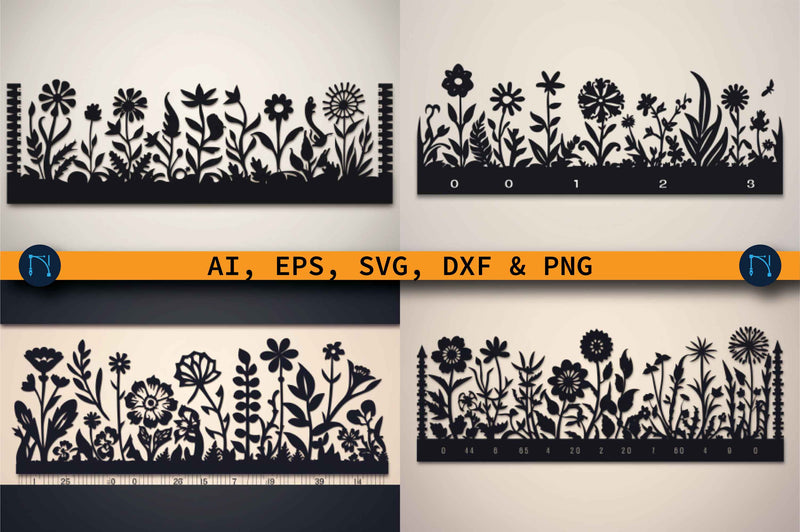 Paper Cut Wildflower SVG Bundle SVG MD JOYNAL ABDIN 