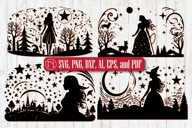 Paper Cut Witchy Wonders SVG Bundle SVG MD JOYNAL ABDIN 